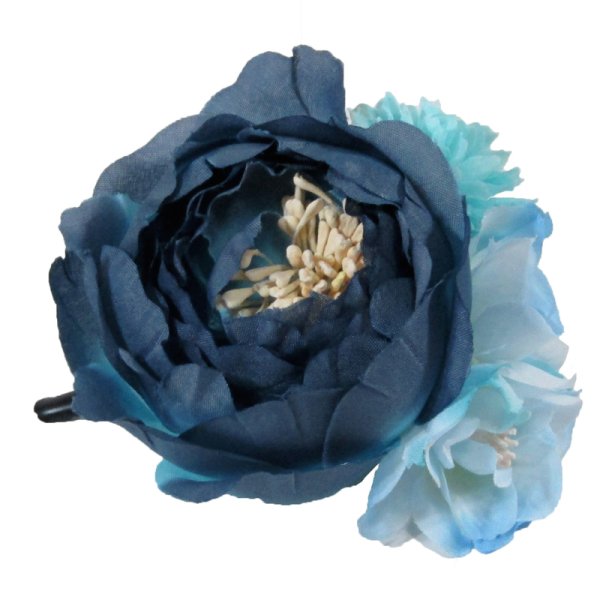 画像5: 造花ラナンキュラス髪飾り (5)