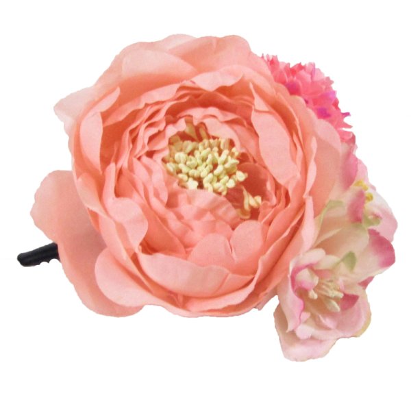 画像6: 造花ラナンキュラス髪飾り (6)