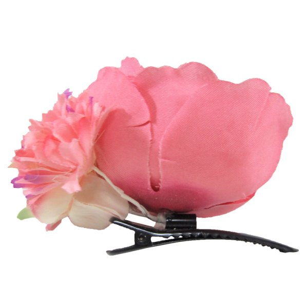 画像3: 造花ラナンキュラス髪飾り (3)