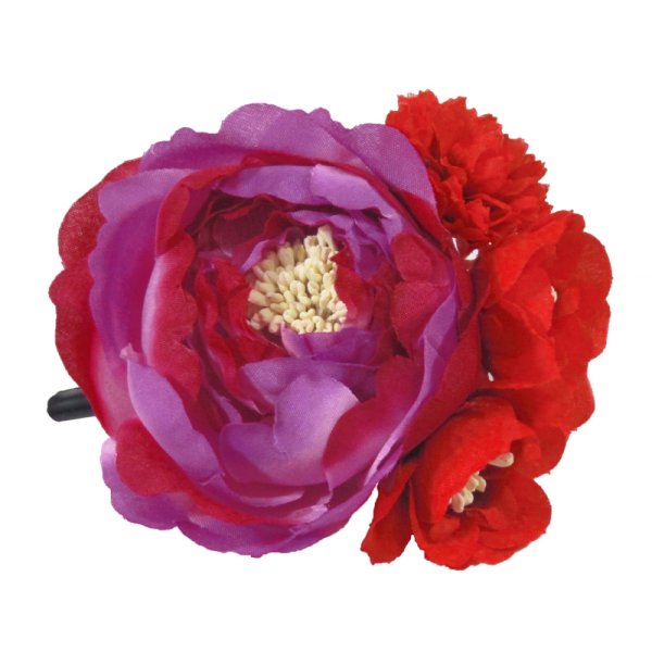 画像8: 造花ラナンキュラス髪飾り (8)