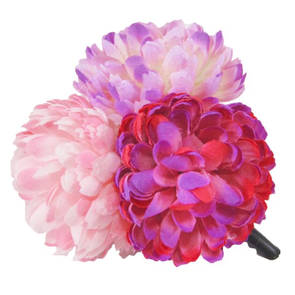 画像6: 3色マム髪飾り (6)