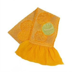 画像: 七五三帯揚げ 黄