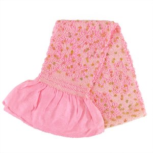 画像: 七五三正絹絞り帯揚げ ピンク