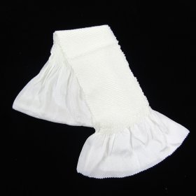 画像: 子ども 正絹帯揚げ 白