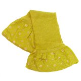 画像: 子ども 正絹金彩帯揚げ ヒワ