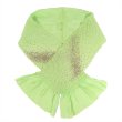 画像3: 子ども 正絹金彩帯揚げ 薄緑 (3)