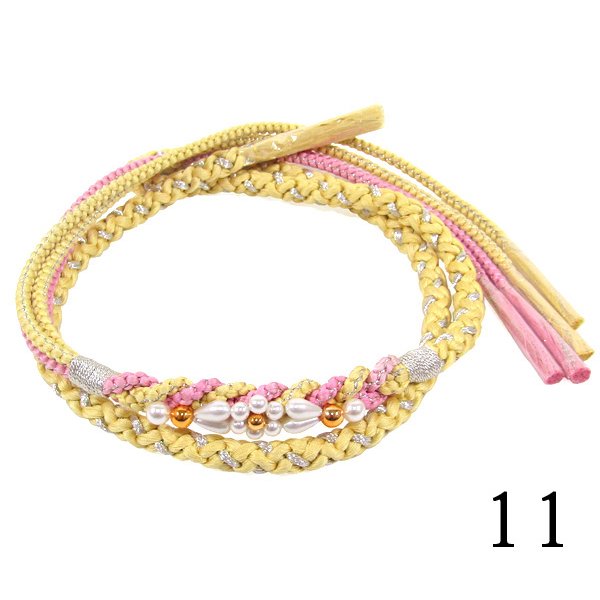 画像12: 七五三飾り付き正絹帯締め (12)