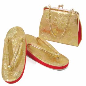 画像: 七五三 7歳草履バッグセット