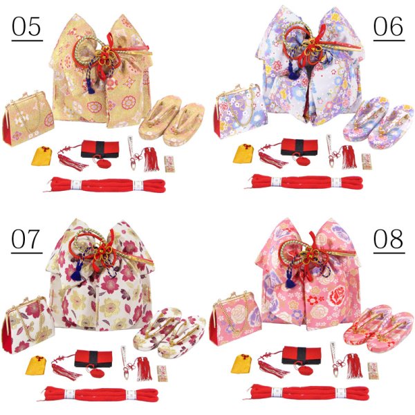 画像3: 七五三 ７歳用結び帯＋箱せこセット (3)