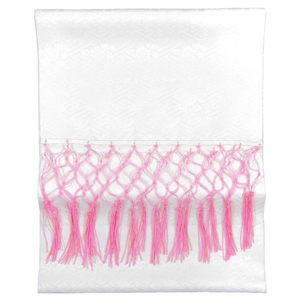 画像9: 七五三カラーふさ白しごき (9)