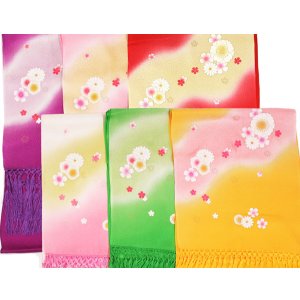 画像: 七五三正絹金彩しごき