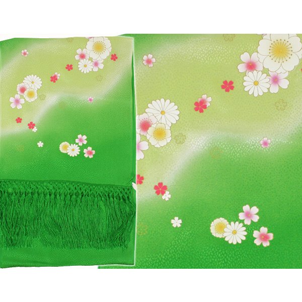 画像5: 七五三正絹金彩しごき (5)