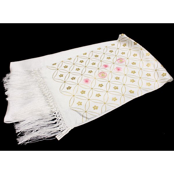 画像6: 七五三正絹金彩刺繍しごき (6)