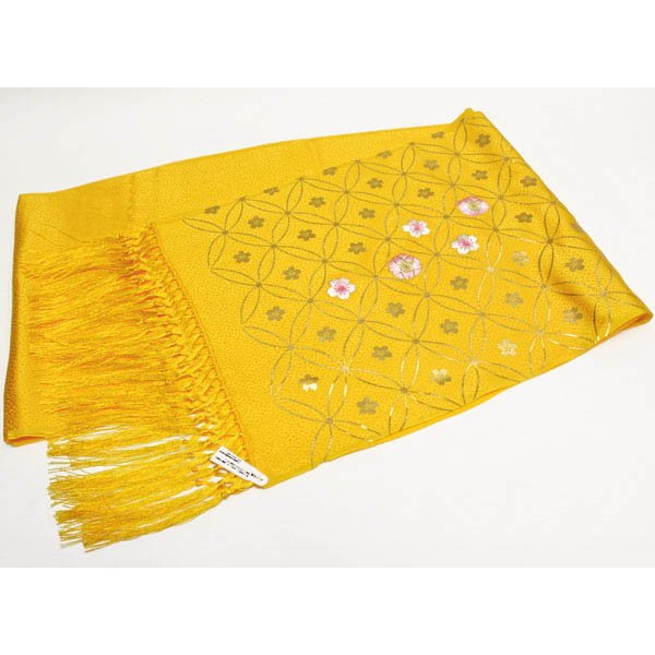 画像9: 七五三正絹金彩刺繍しごき (9)