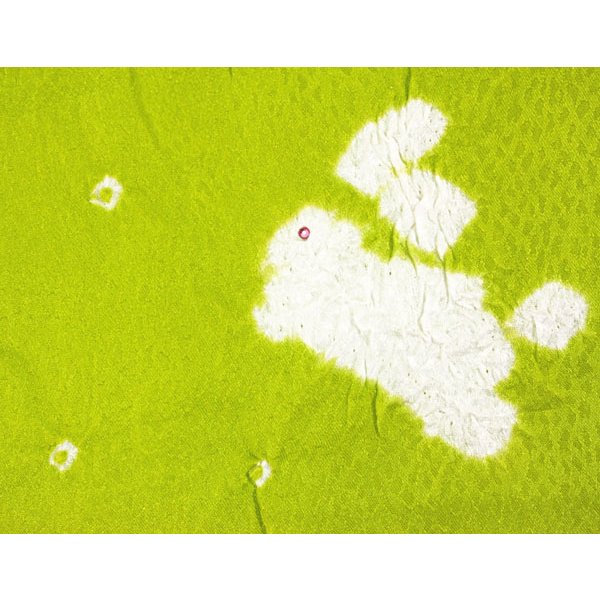 画像9: 七五三正絹絞り梅刺繍うさぎしごき (9)