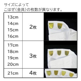 画像: 七五三こはぜ付お子様たび