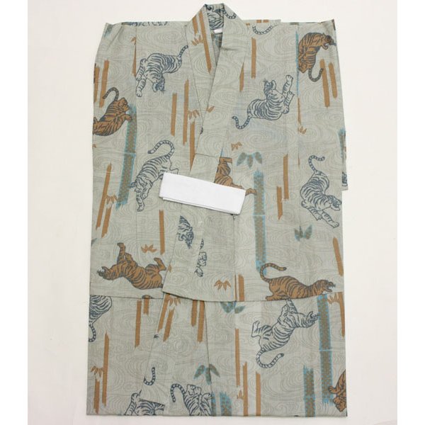 画像1: 男の子ゆかた100サイズ (1)