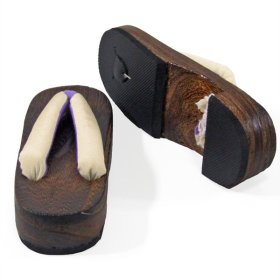 画像: 女の子 男の子 兼用下駄21cmアイボリー