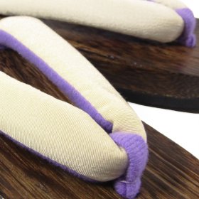 画像: 女の子 男の子 兼用下駄21cmアイボリー