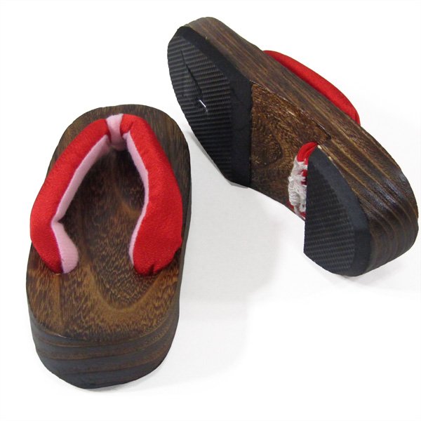 画像3: 女の子 下駄18cm赤 (3)