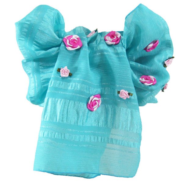 画像4: 女の子薔薇飾り付き子ども用兵児帯 (4)