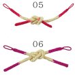画像5: 女性用 日本製正絹組紐 羽織紐 Sカン付き (5)