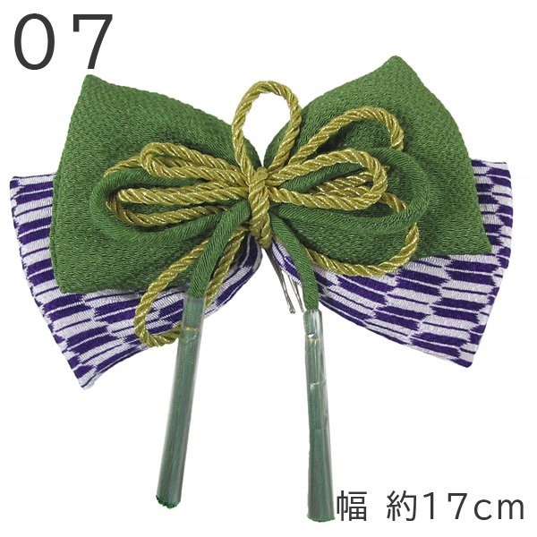 画像8: 和装リボン髪飾り 大人用 (8)