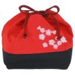 画像3: 桜刺繍巾着 (3)