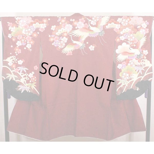 画像1: 二尺袖着物 単品 (1)