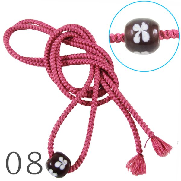 画像11: トンボ玉付き帯飾り紐 (11)