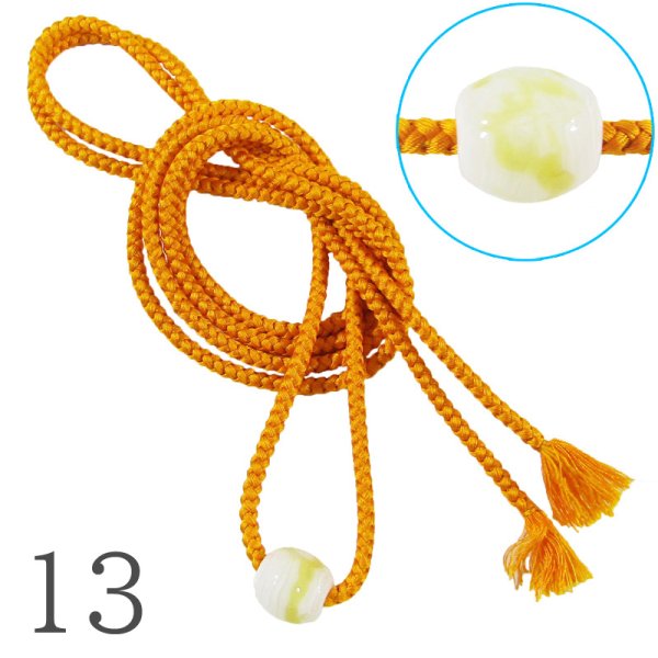 画像16: トンボ玉付き帯飾り紐 (16)