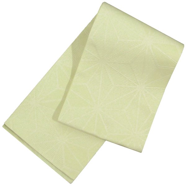 画像11: 麻の葉柄薄手半幅帯 女性ゆかた帯 日本製 (11)