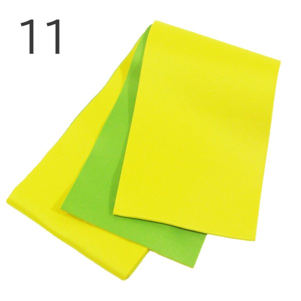 画像12: 麻の葉柄薄手半幅帯 女性ゆかた帯 日本製 (12)