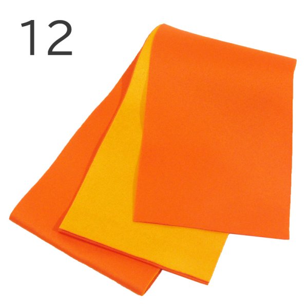 画像13: 麻の葉柄薄手半幅帯 女性ゆかた帯 日本製 (13)