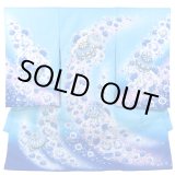 画像: 女の子お宮参り着物 ポリエステル 水色