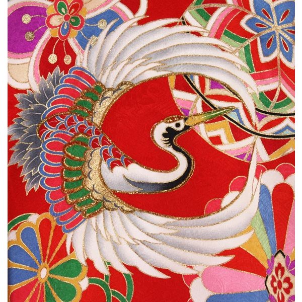 画像2: 女の子お宮参り着物　赤 (2)