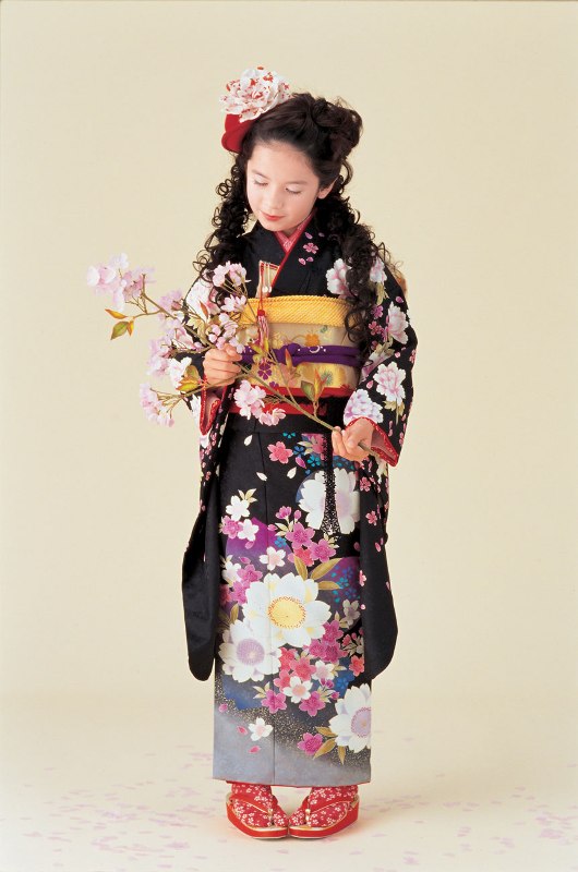 画像: お買い得！七五三 女の子 ７才用着物２０点セット